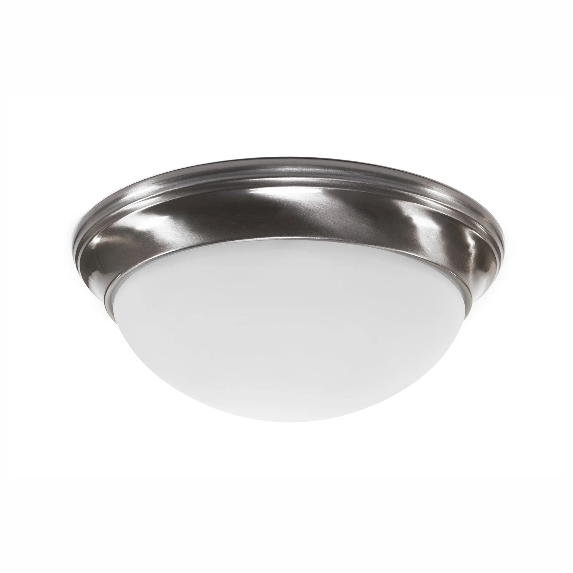 11 Inch Integrated LED Smooth Ceiling Flush Mount Fixture, 1150 Lumen, 3K/4K/5K Switch, 90  CRI, in 3 Finishes