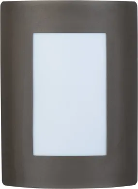 11"H View LED 1-Light Outdoor Wall Sconce Bronze