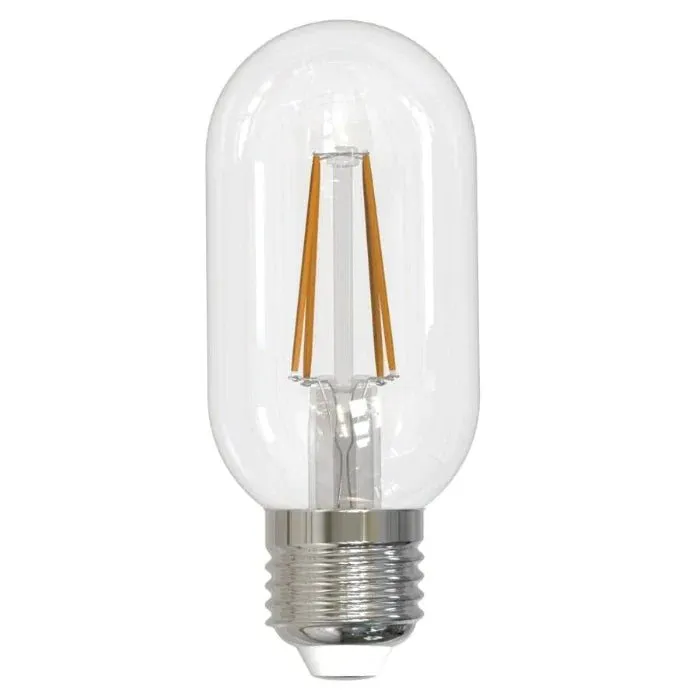 12 Bulb Pack - LED Filament Radio Light Bulb - 4 Watt -  T14 - 2400K