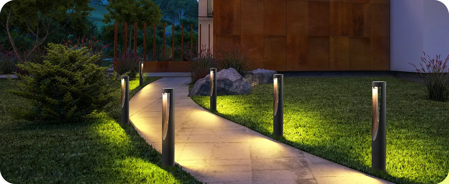 12V 3000K Warm White Low Voltage Landscape Lights, IP65, CRI 80, 6 Pack-HGSL36A