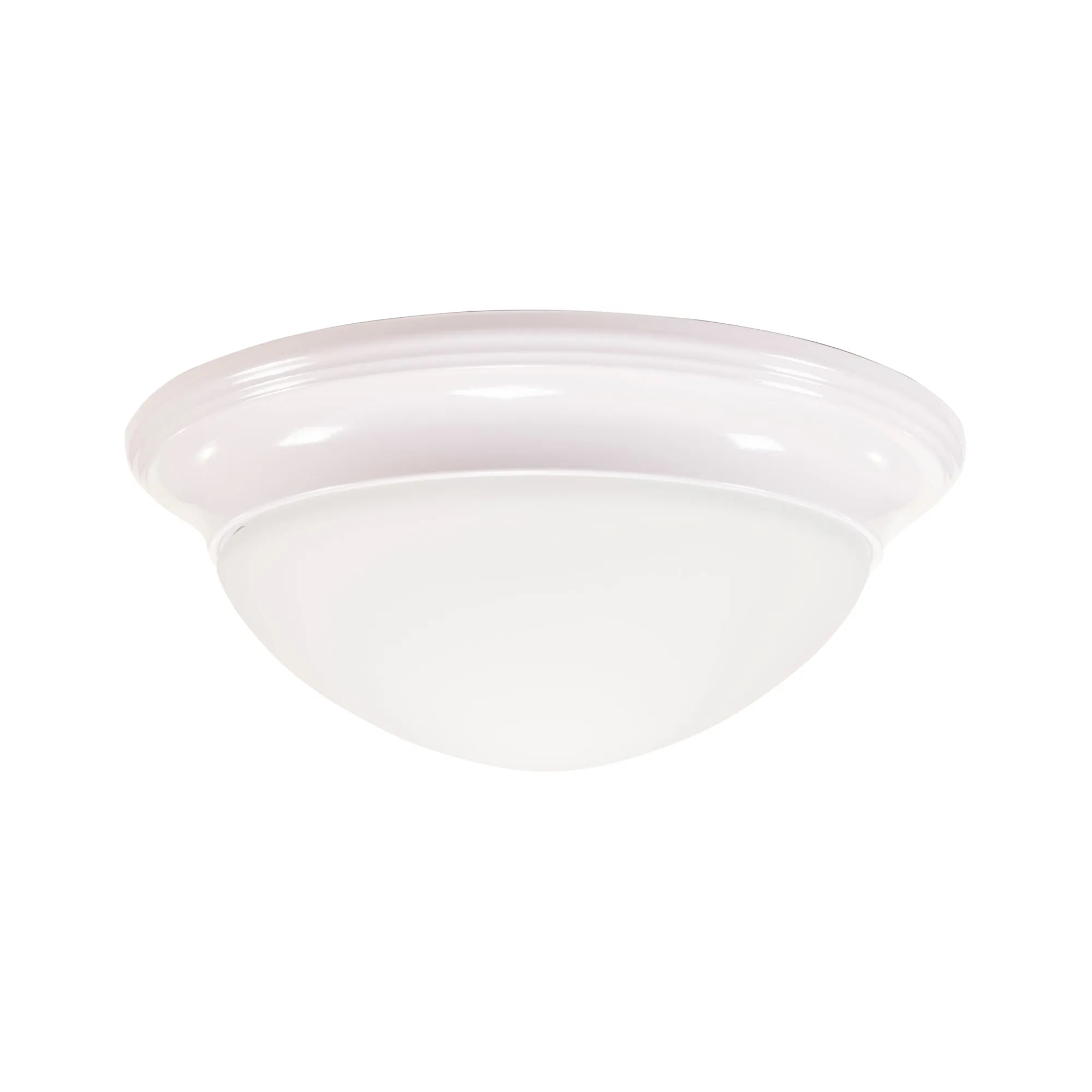 13 Inch Integrated LED Smooth Ceiling Flush Mount Fixture, 1950 Lumen, 3K/4K/5K Switch, 90  CRI, in 3 Finishes