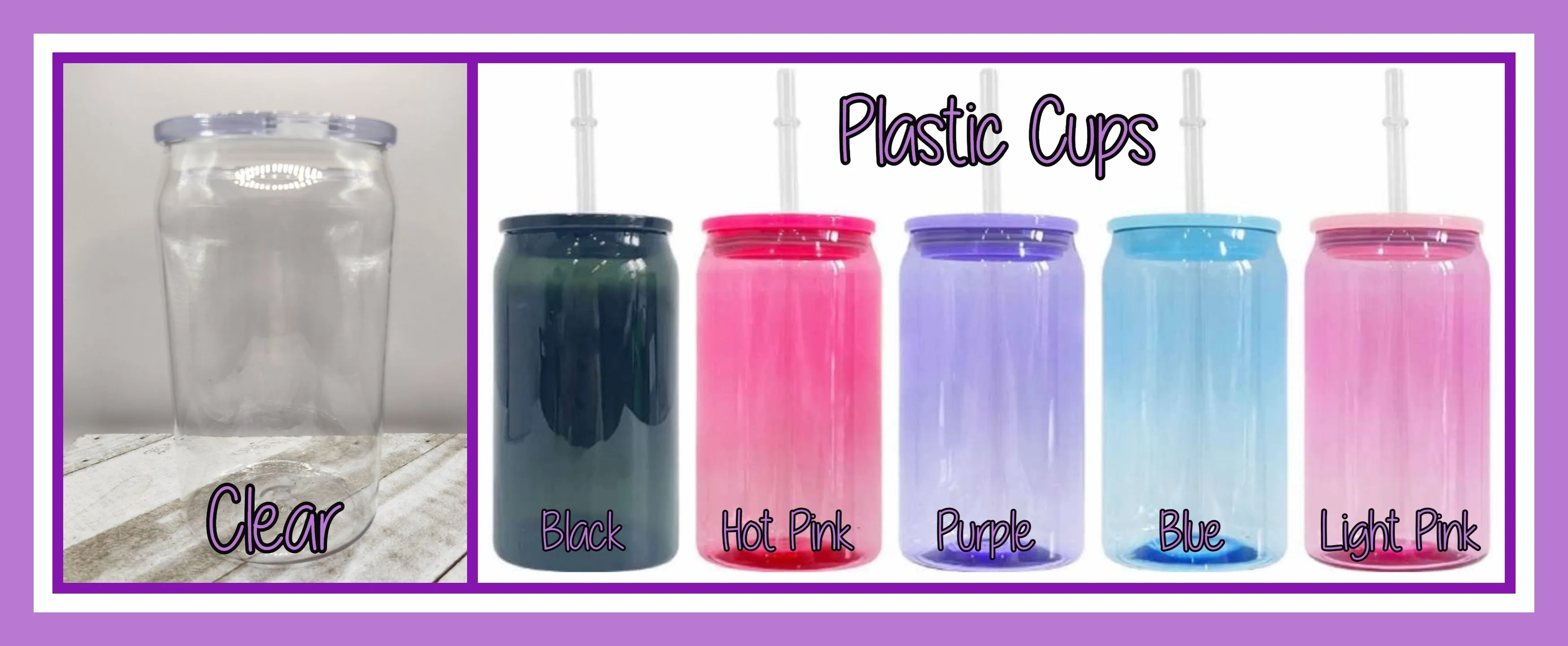 16oz Glass or Plastic Cup-My Four Moods