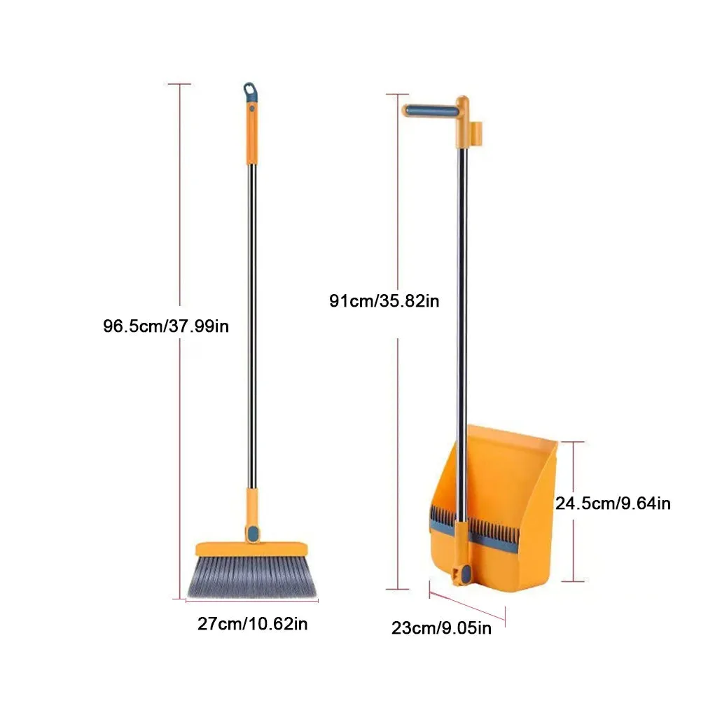 180° Rotatable Broom and Scoop Set