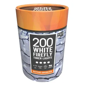 200 Firefly Ice White Battery Lights