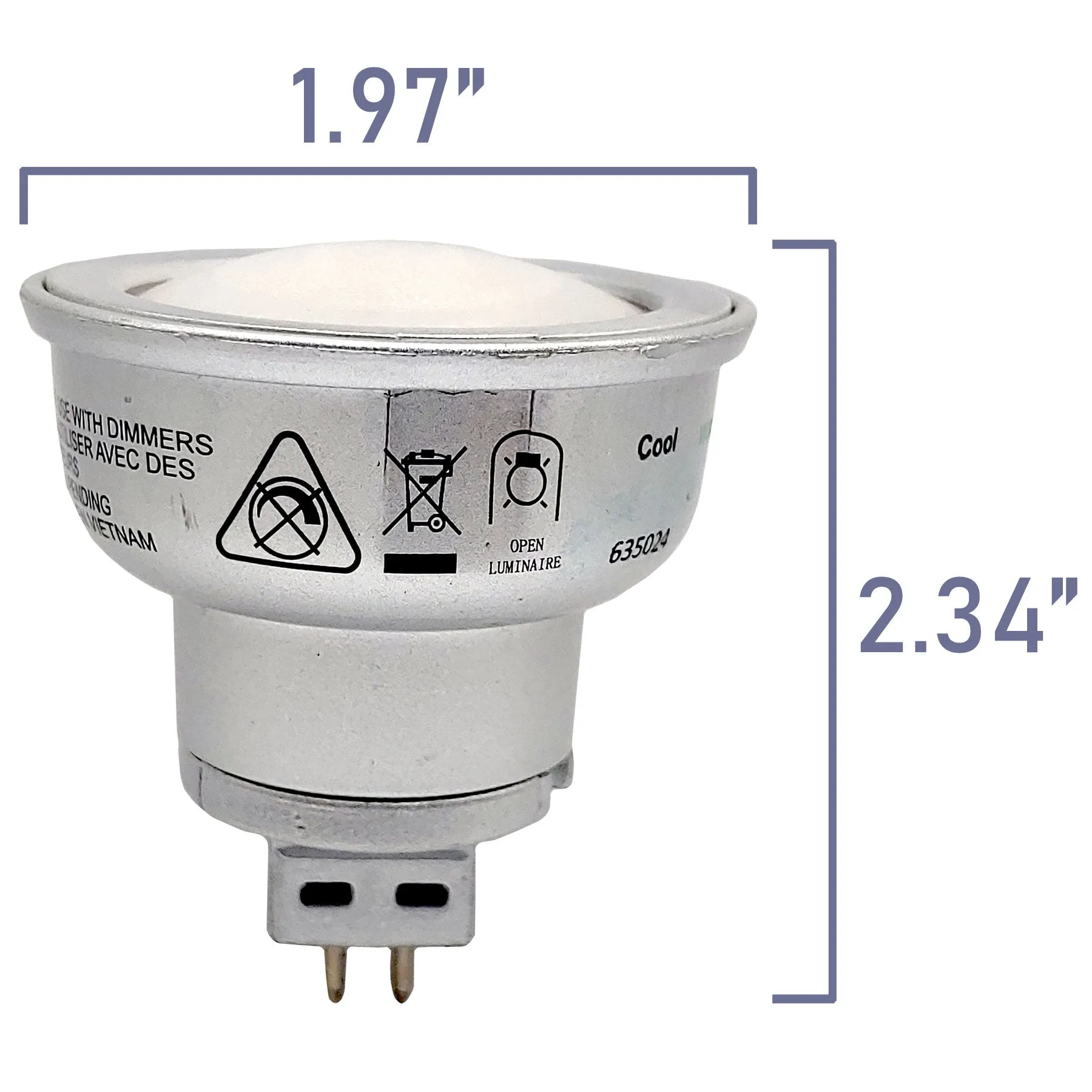 25-Watt Equivalent MR16 GU5.3 LED Medium Flood Light