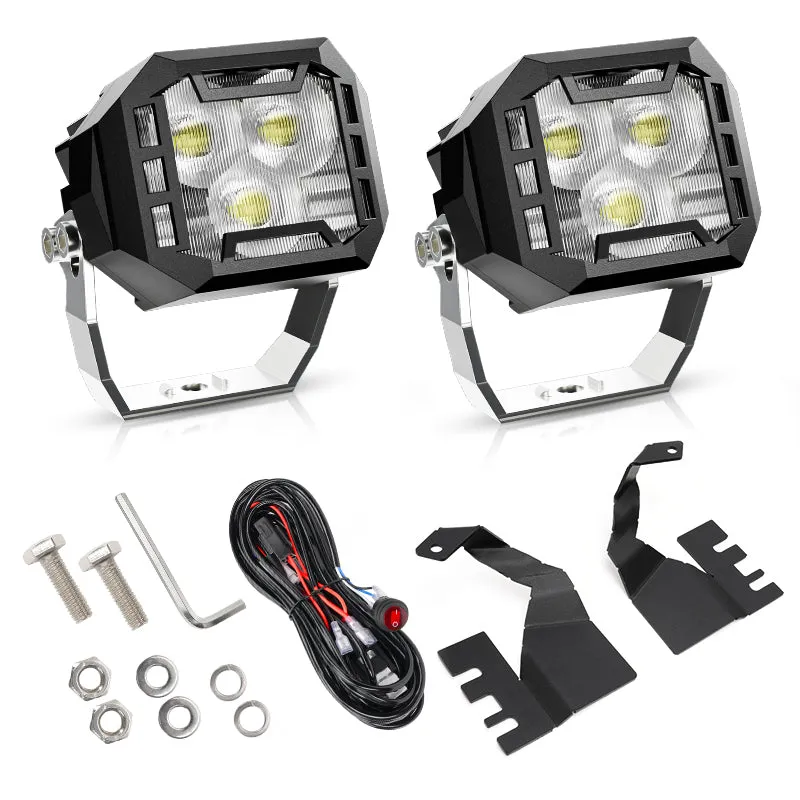 3 Inch LED Work Lights with Bracket for 2022-2024 Toyota Tundra | Horizon Series