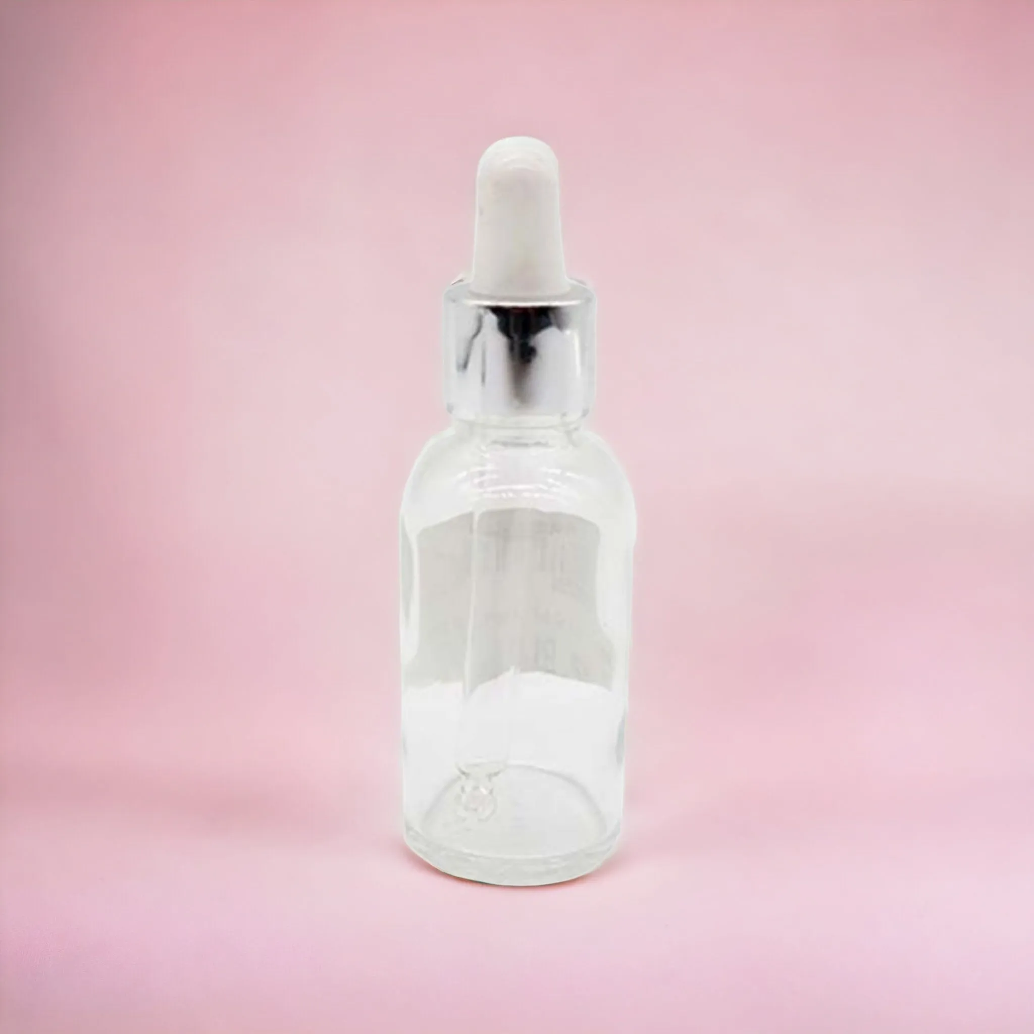 30ml Glass Dropper Bottle Clear with Pipette Lid