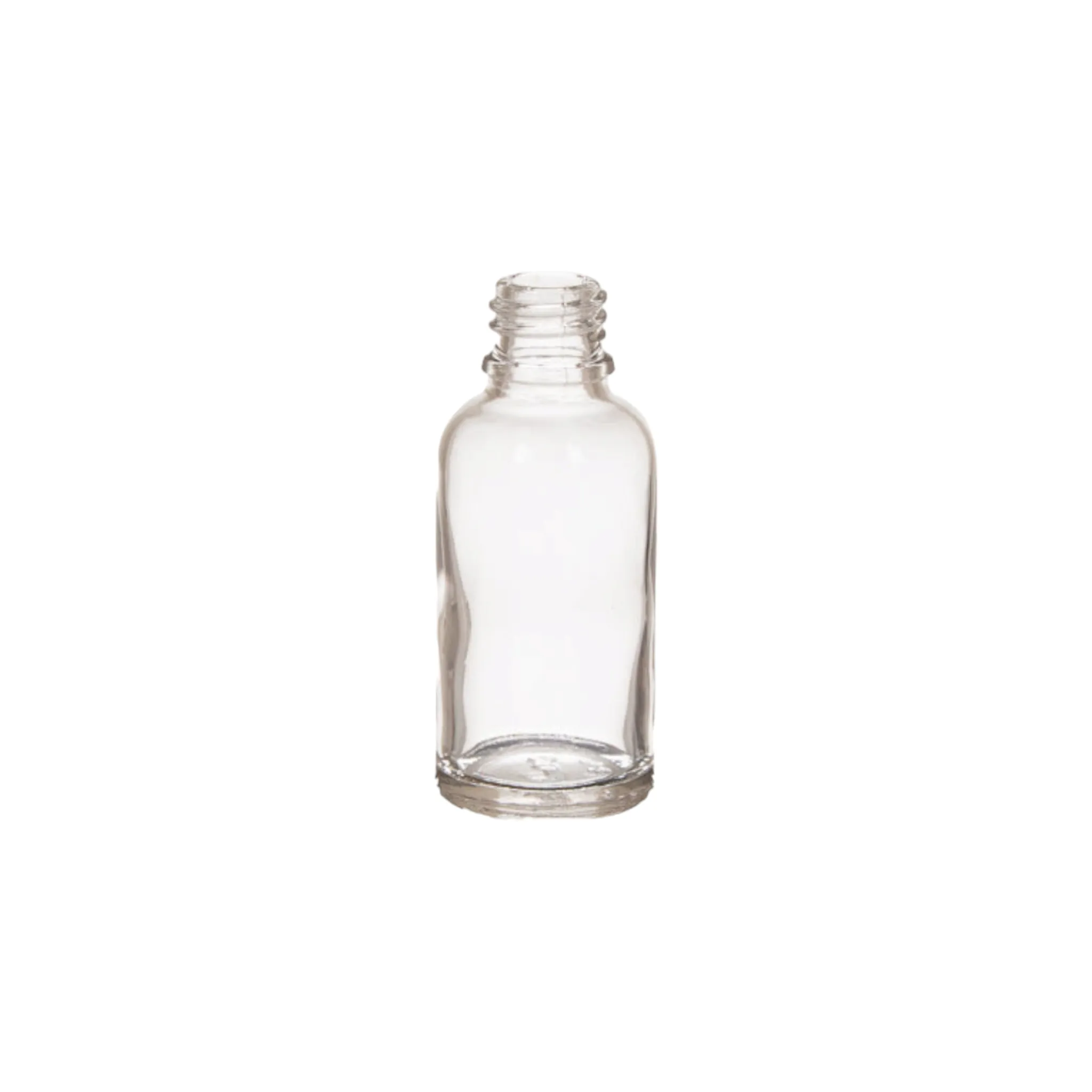 30ml Glass Dropper Bottle Clear with Pipette Lid