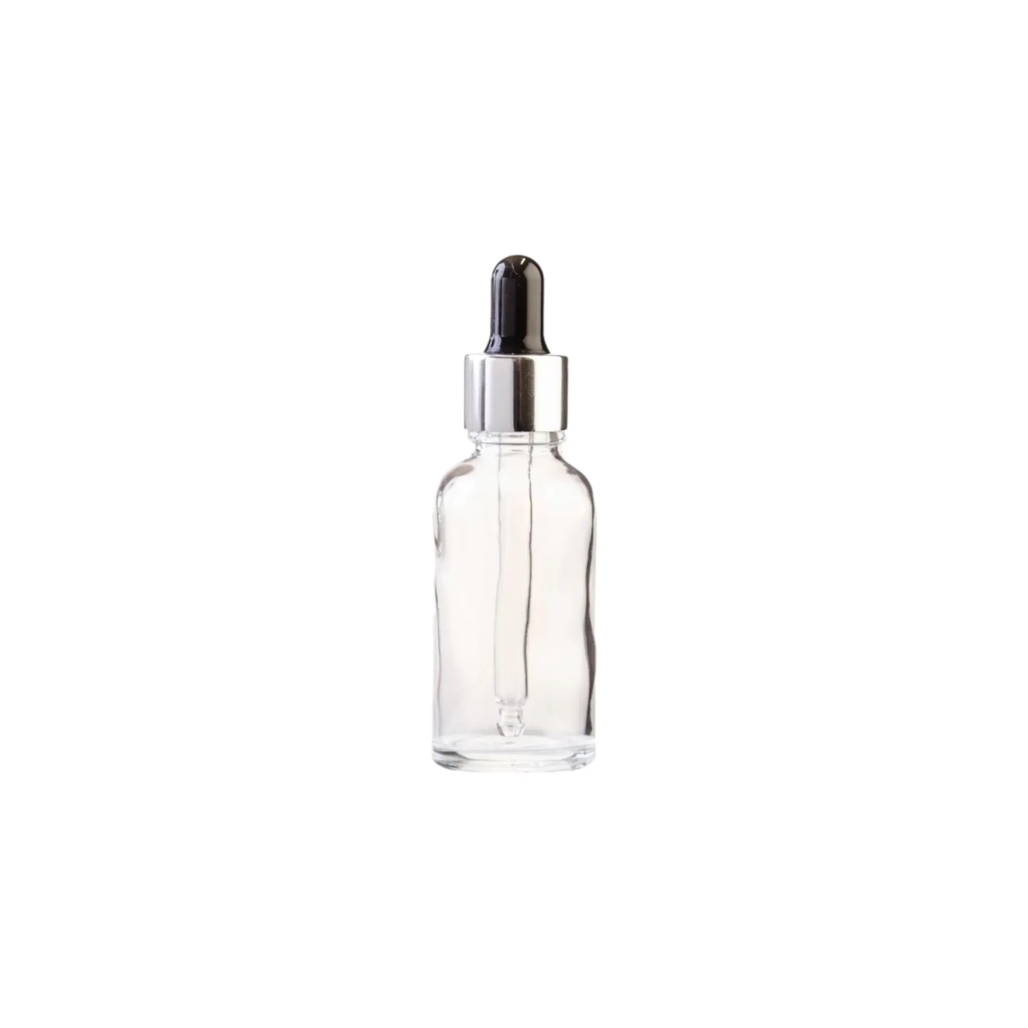 30ml Glass Dropper Bottle Clear with Pipette Lid