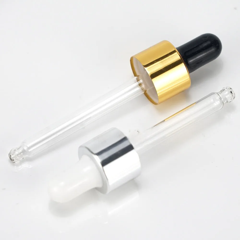 30ml Glass Dropper Bottle Clear with Pipette Lid