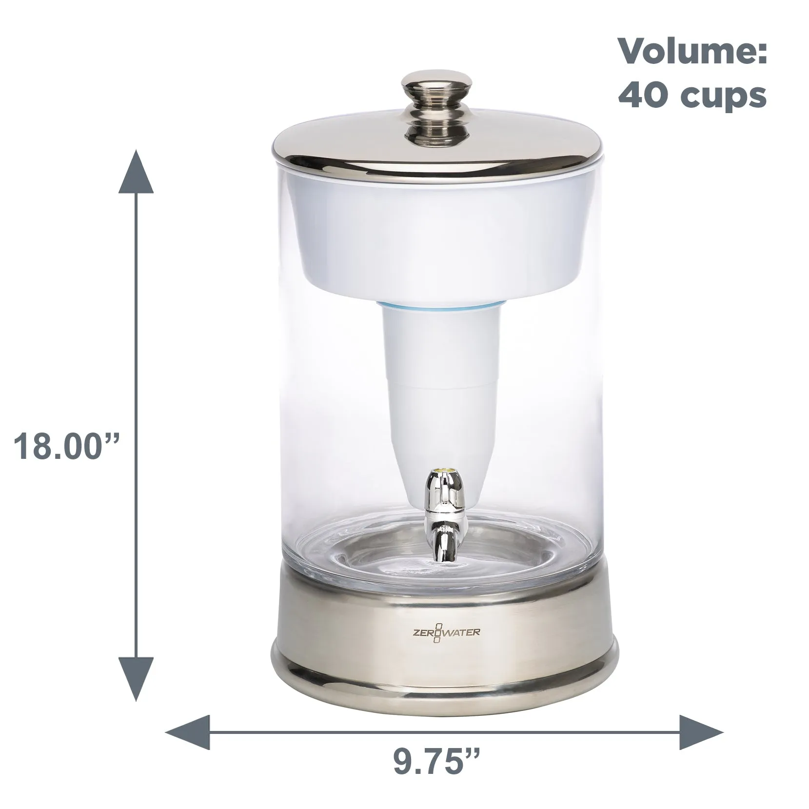 40 Cup Glass Ready-Pour Dispenser