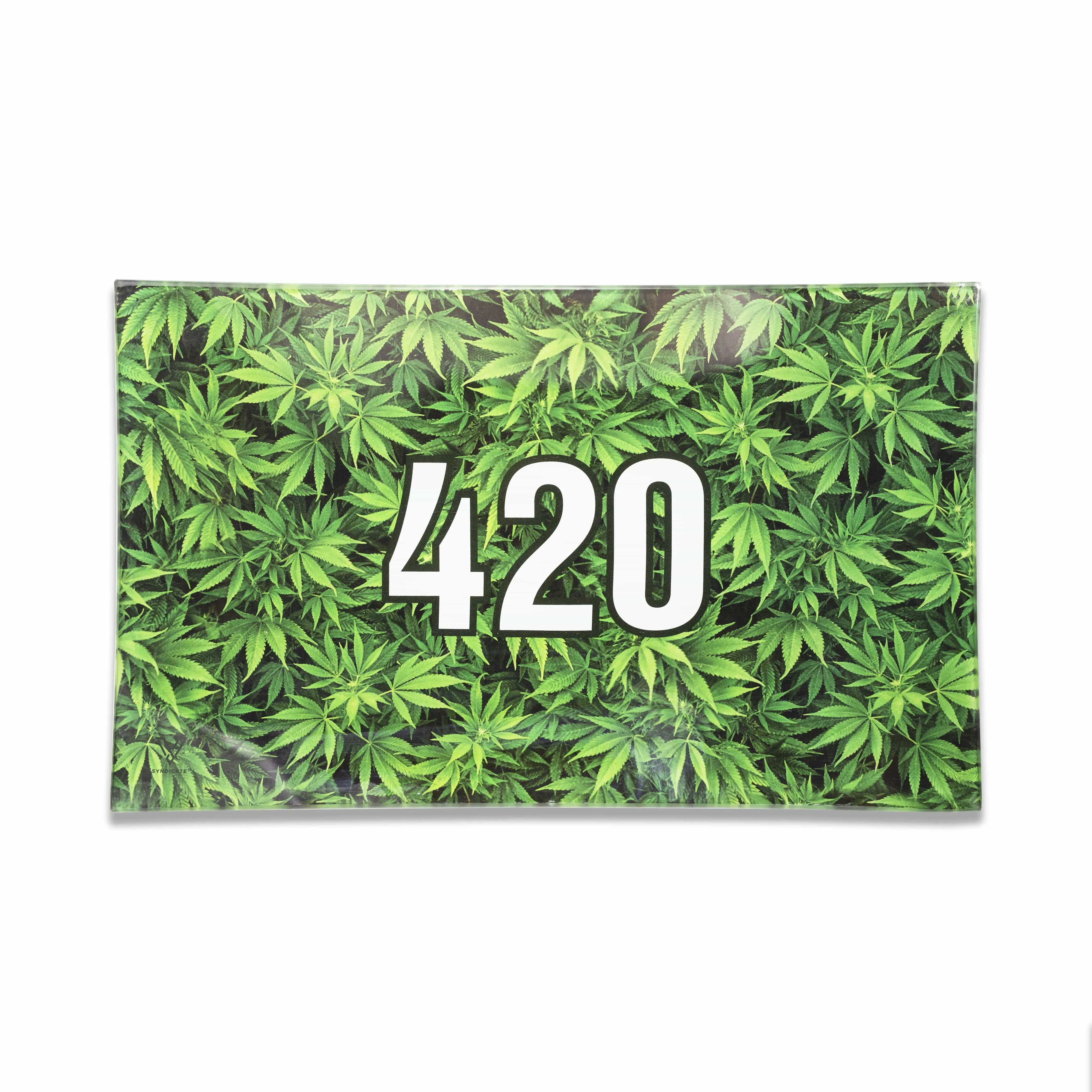 420 Green Glass Rollin'  Tray