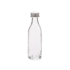 50ml Glass Mini Spirit Bottle with Aluminum Cap