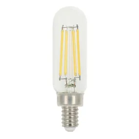 5W T8 Filament LED Dimmable Clear 2700K E12 (Candelabra) Base