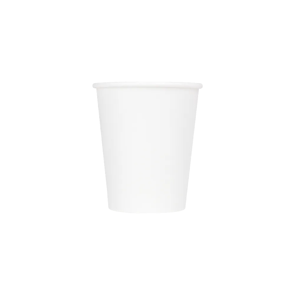 6 oz Disposable Coffee Cups - 6oz Paper Hot Cups - White (70mm) - 1,000 ct