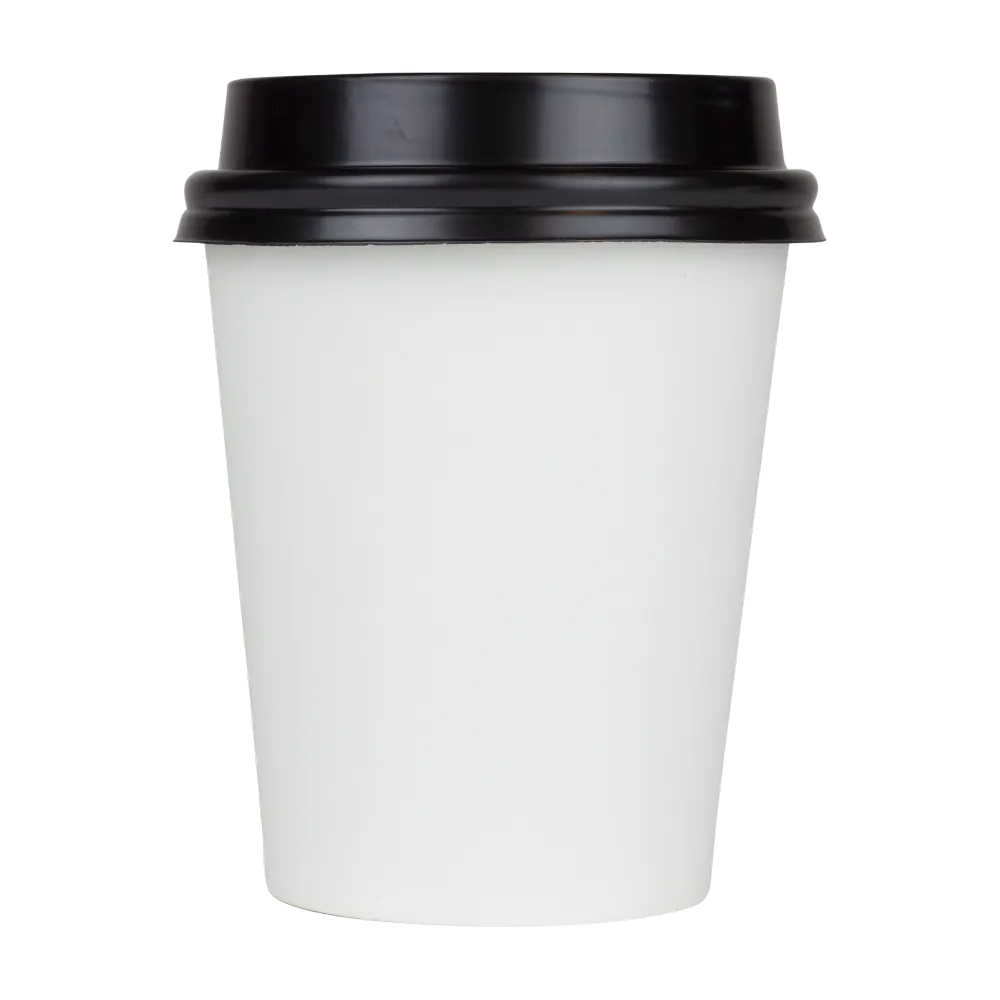 6 oz Disposable Coffee Cups - 6oz Paper Hot Cups - White (70mm) - 1,000 ct