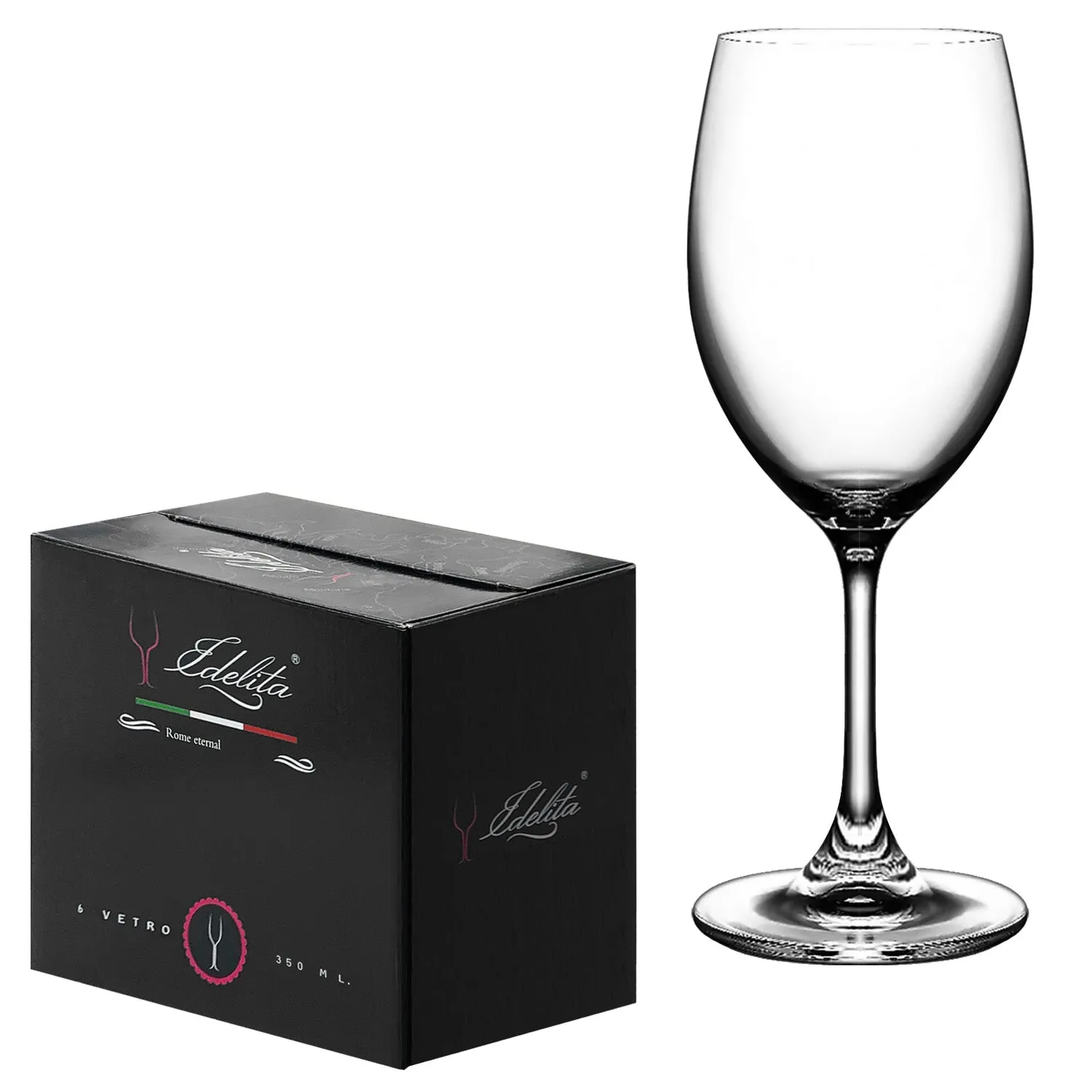 6-pcs Wine Glass (350ml)