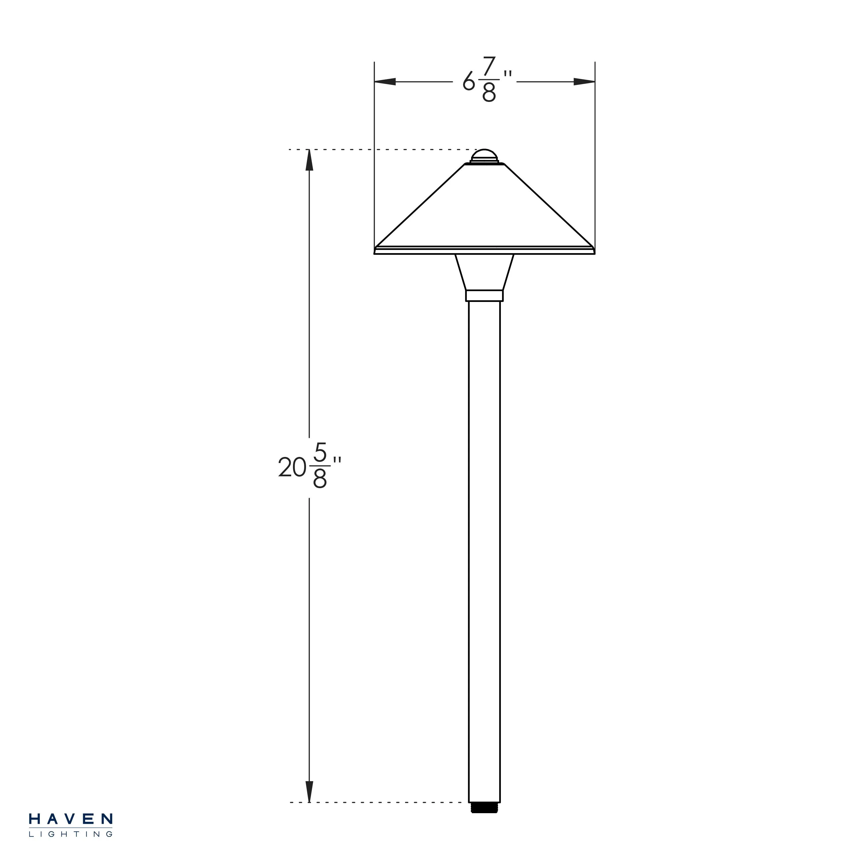 9 Series Full Color LED Path Light - Shade 1