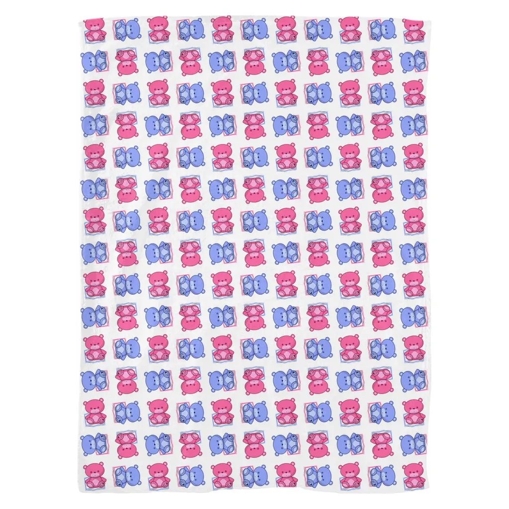 ABDL Teddybear Fleece Blankets | 2 Sizes