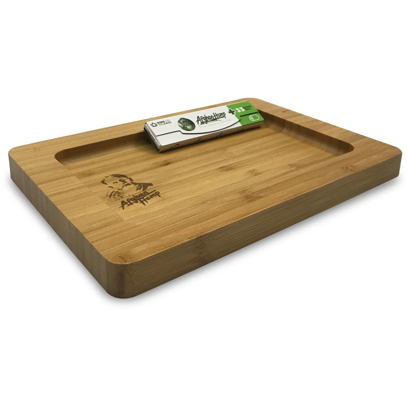 Afghan Hemp Wooden Rolling Tray