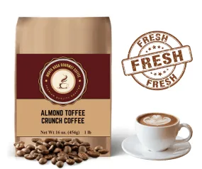 Almond Toffee Crunch Flavored Coffee