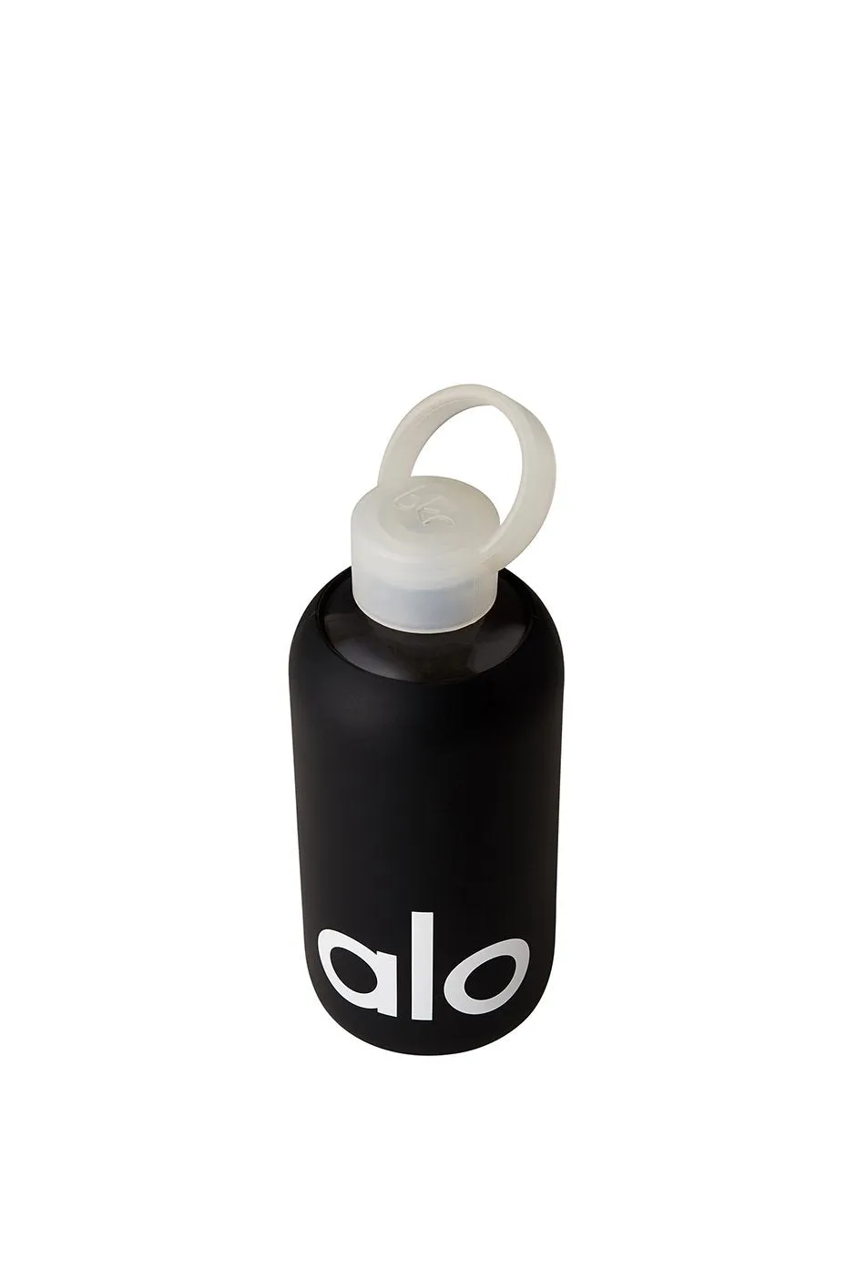 Alo Glass Water Bottle - 500mL - Black