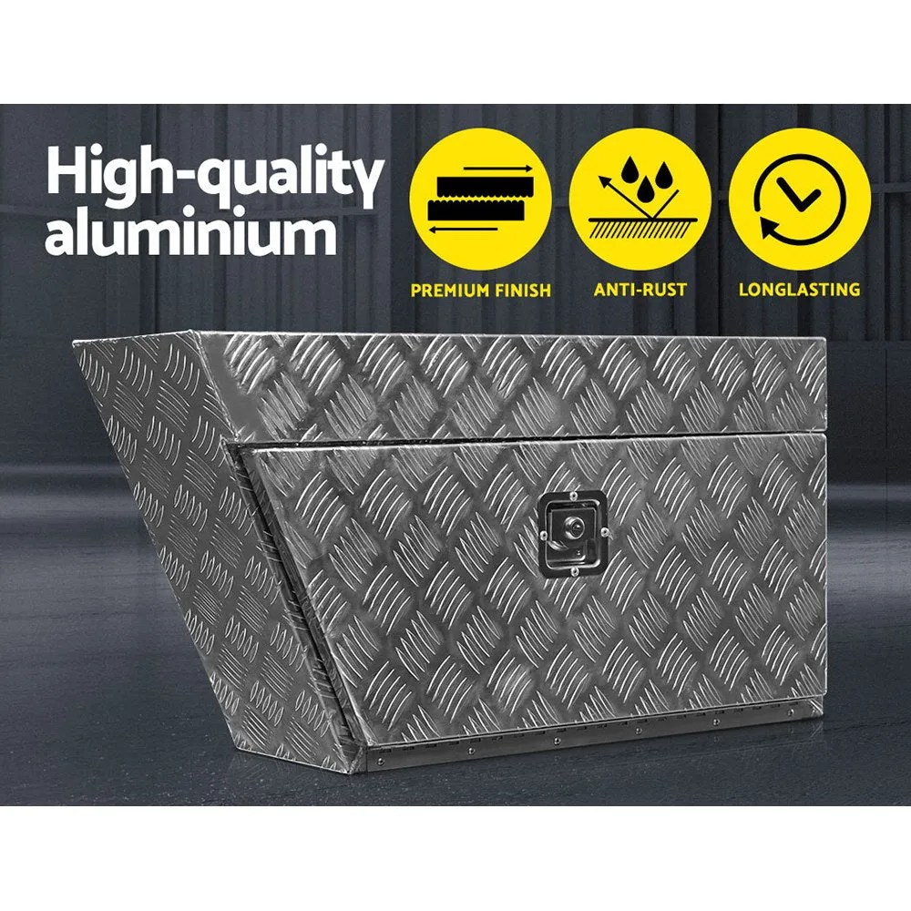 Aluminium Ute Undertray Toolbox Pair, Weather-Resistant - Giantz