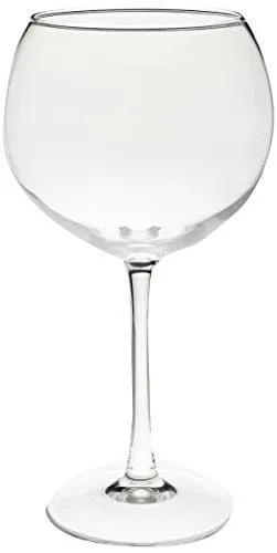 AmazonBasics Red Wine Balloon Wine Glasses, 20-Ounce, Set of 4