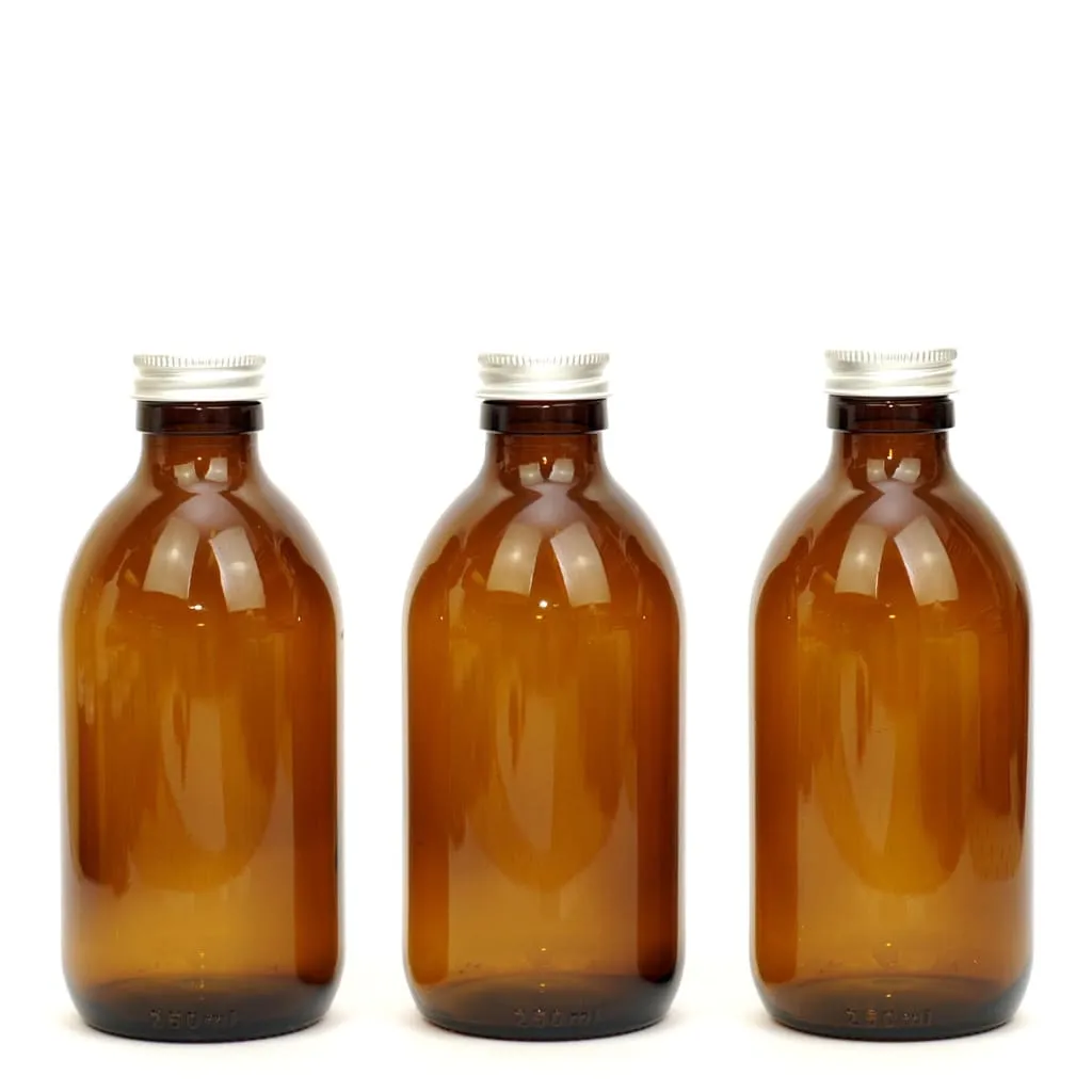 Amber Glass Refill Bottles