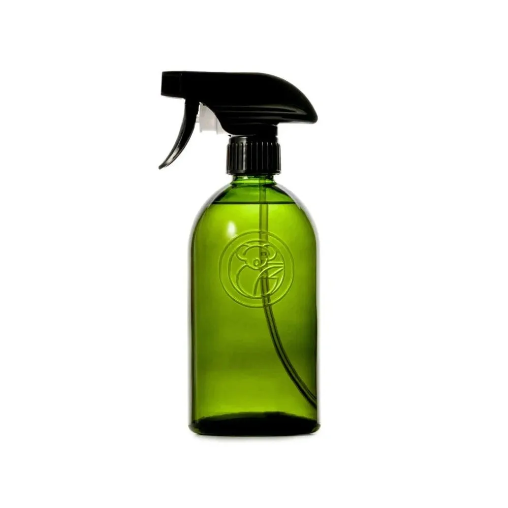 Apothecary 500ml Jade Green Glass Bottle with Spray