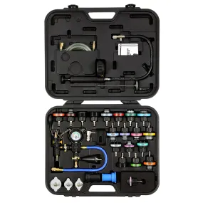 ARES 15044 - 32-Piece Cooling System Leakage Tester and Vacuum Refill Kit