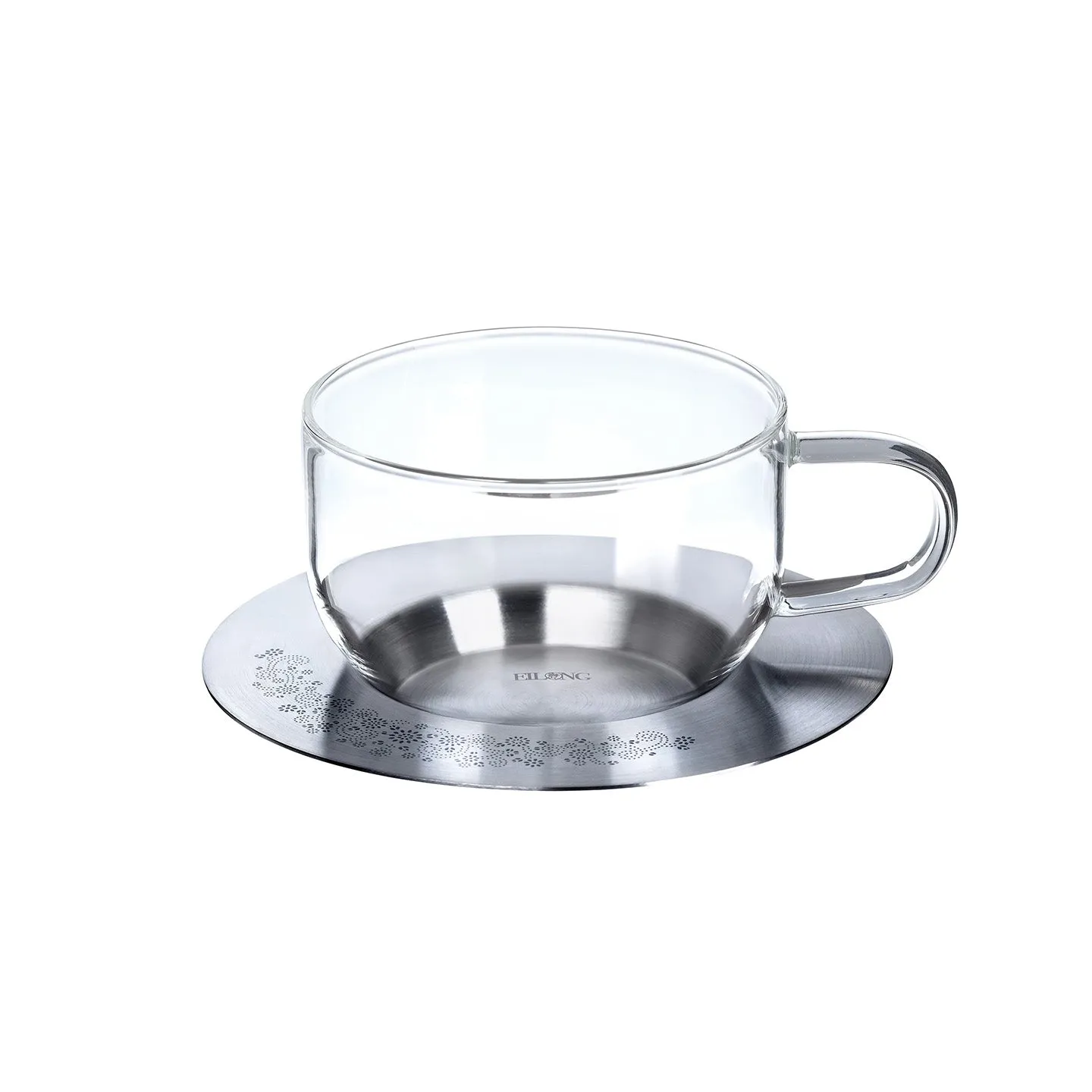 Aurora Glass Cup & Saucer (240ml)