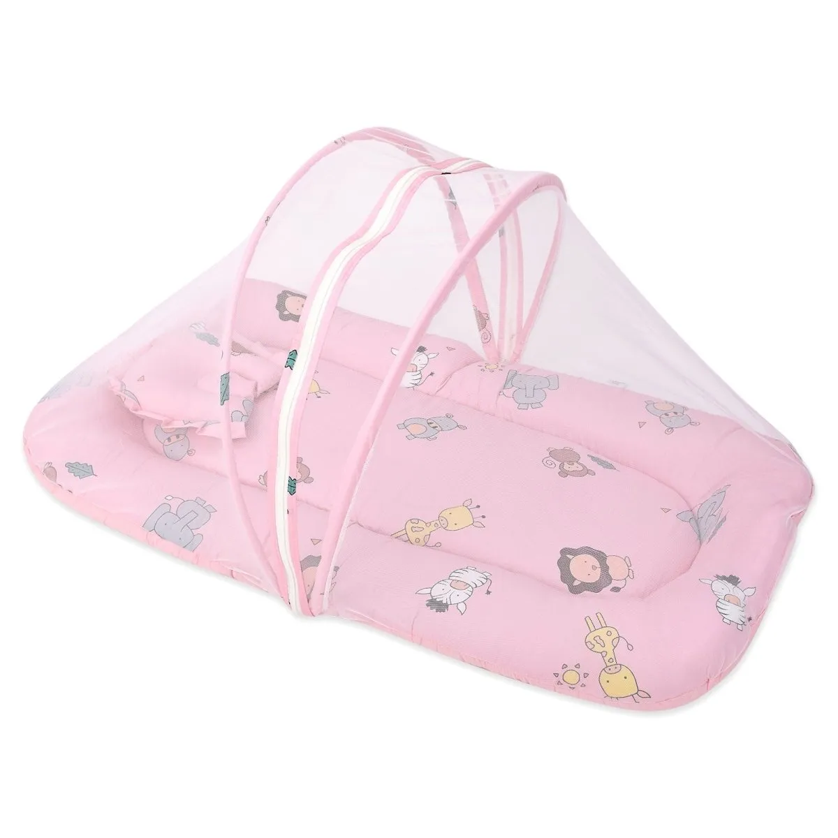 Baby Mosquito Net Portable Bed- Animal World