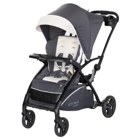 Baby Trend Sit N' Stand 5 in 1 Stroller with Canopy and Basket, Magnolia (Used)