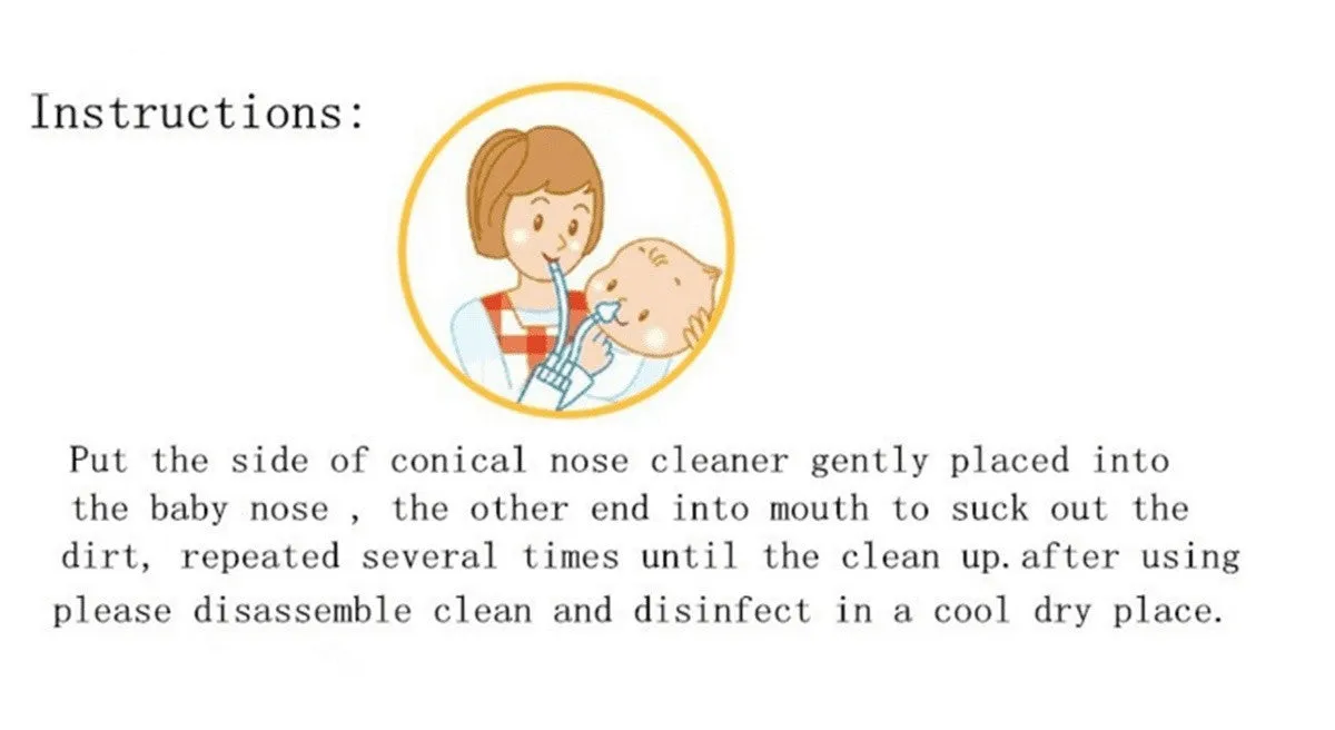 Baby Vacuum Suction Nose Cleaner