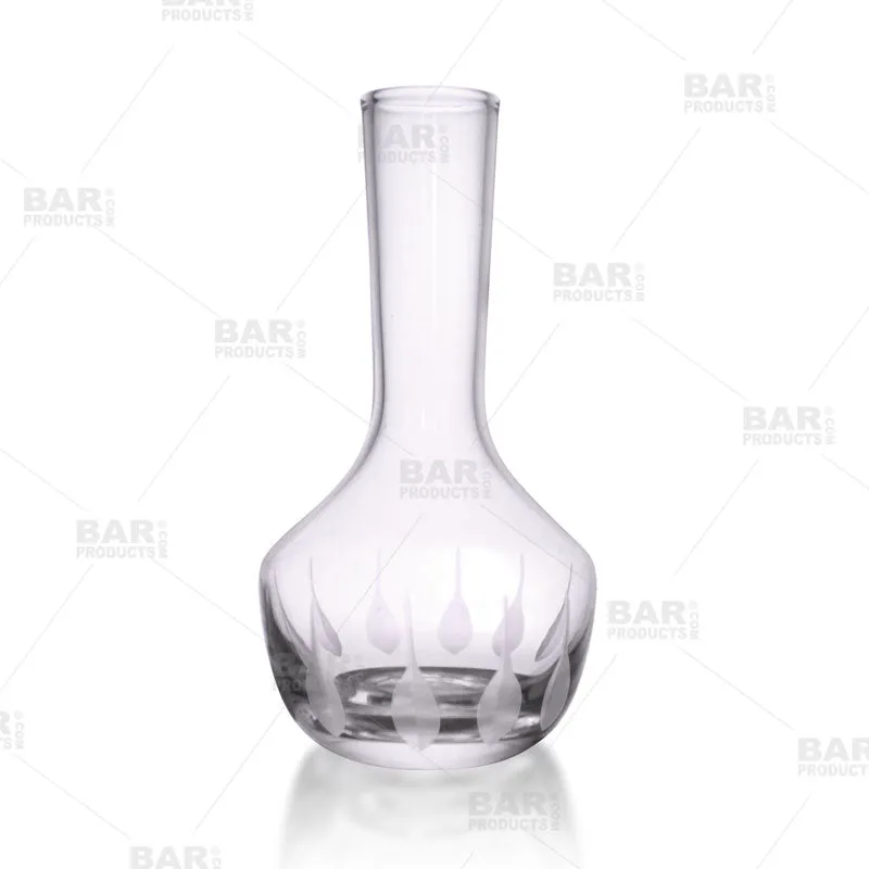 BarConic® Bitters Bottle - Feather Etched Glass - 3oz