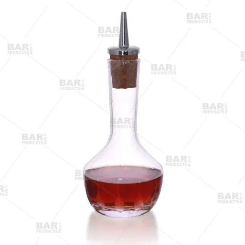 BarConic® Bitters Bottle - Feather Etched Glass - 3oz