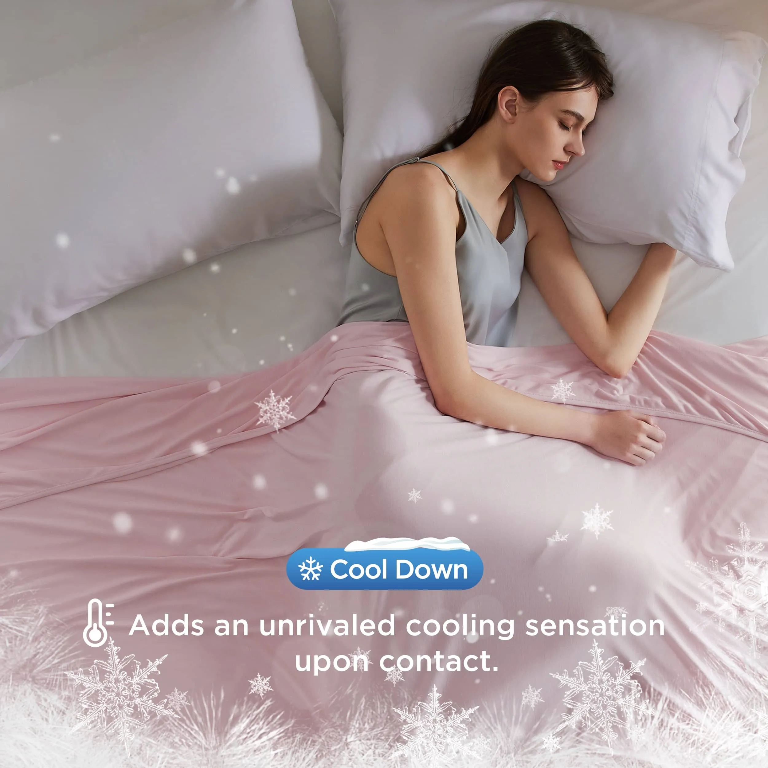 Bedsure Breescape Reversible Cooling Blanket for Hot Sleepers