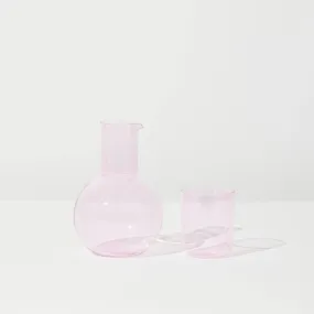 Belly Carafe and Cup Set | Pink