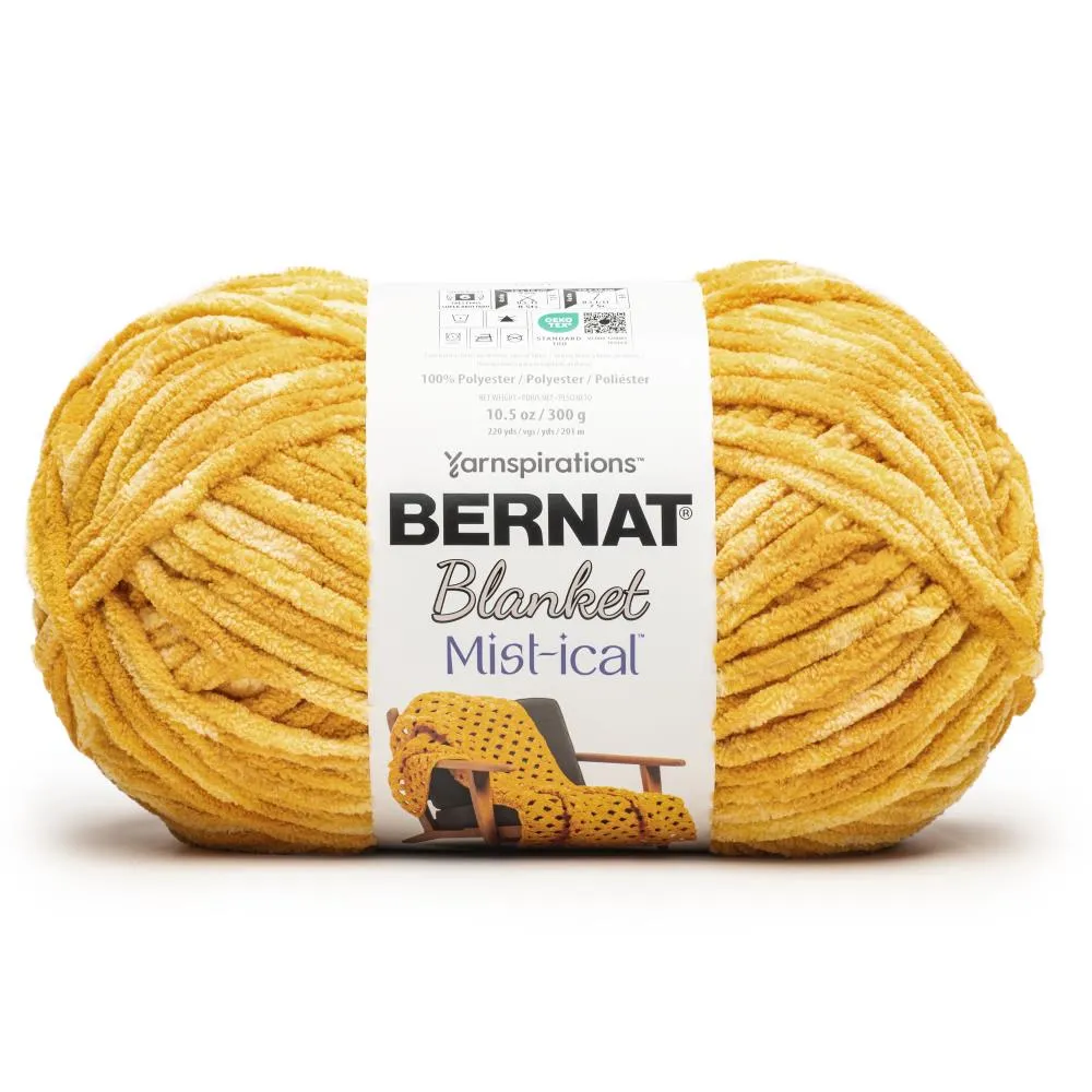 Bernat Blanket Mist-Ical Yarn - Sunshine