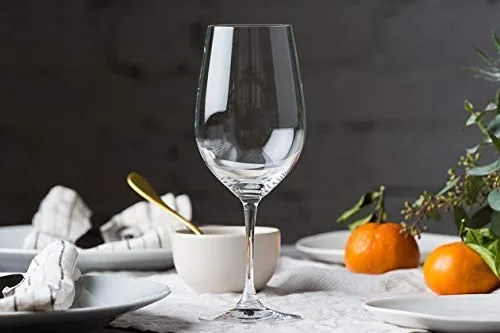 Black Sparrow Wine Glass Set - 2 Pieces, Transparent, 350ml