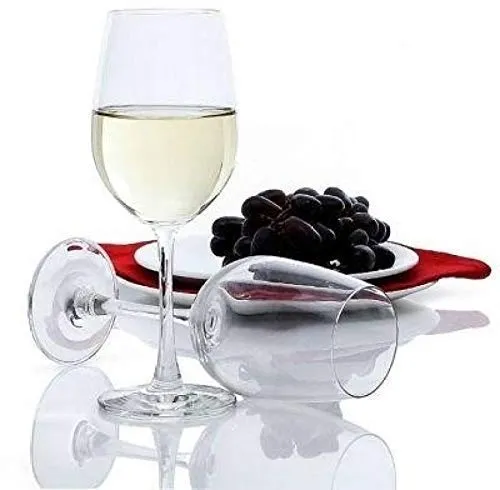 Black Sparrow Wine Glass Set - 2 Pieces, Transparent, 350ml