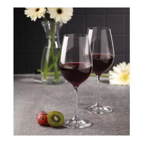 Black Sparrow Wine Glass Set - 2 Pieces, Transparent, 350ml