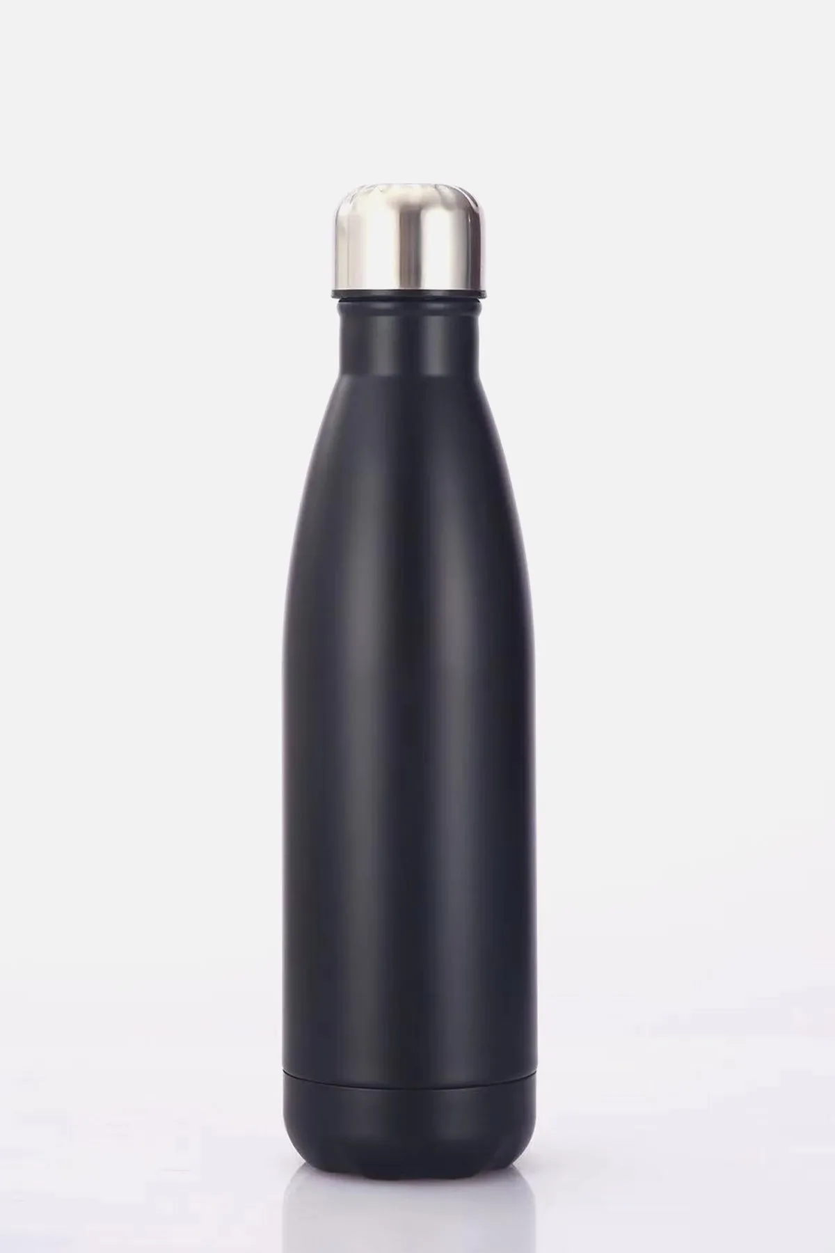 Black Stainless Steel Vacuum Flask Bottle - S24 - BT0002R