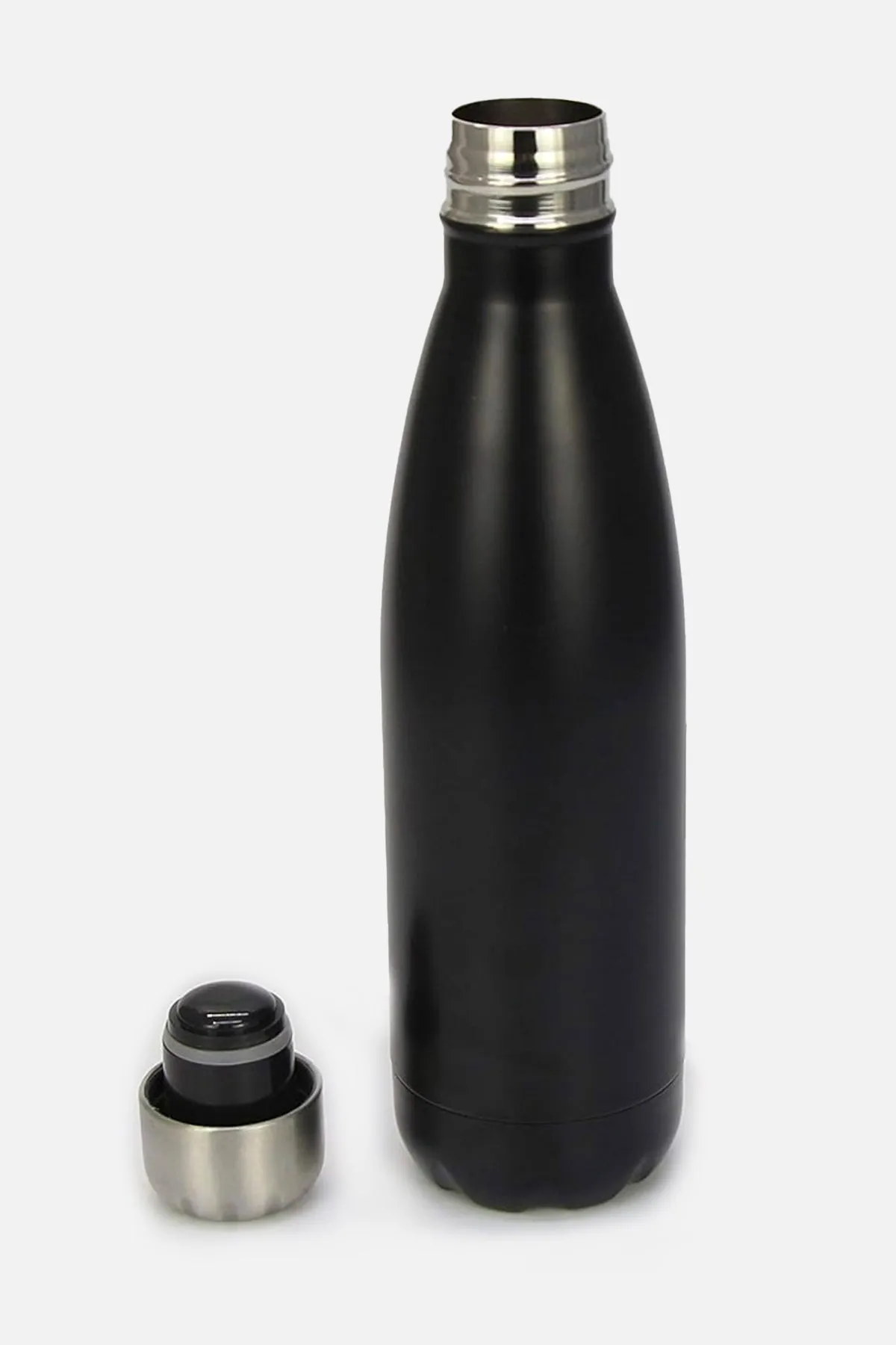 Black Stainless Steel Vacuum Flask Bottle - S24 - BT0002R