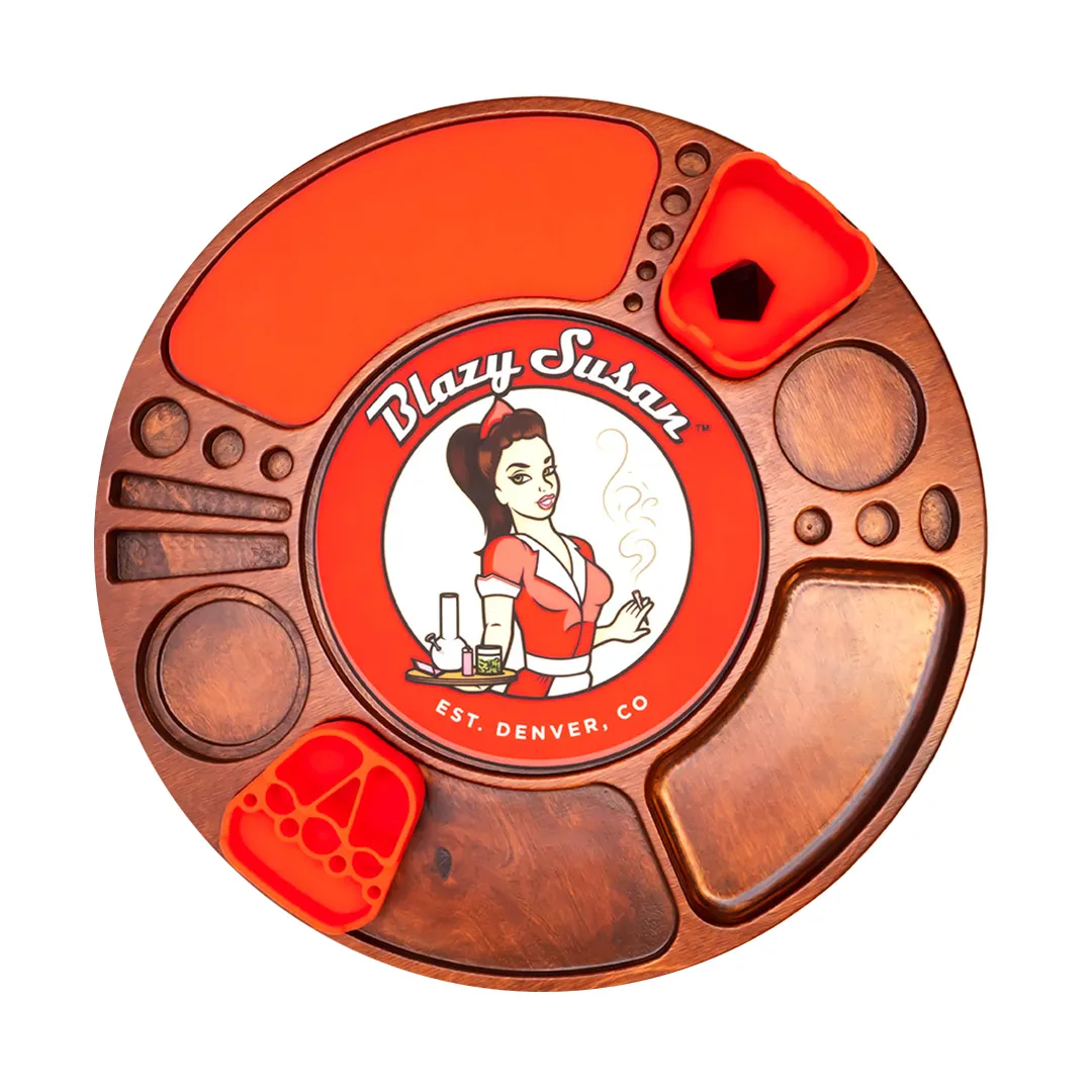 Blazy Susan Spinning Rolling Trays