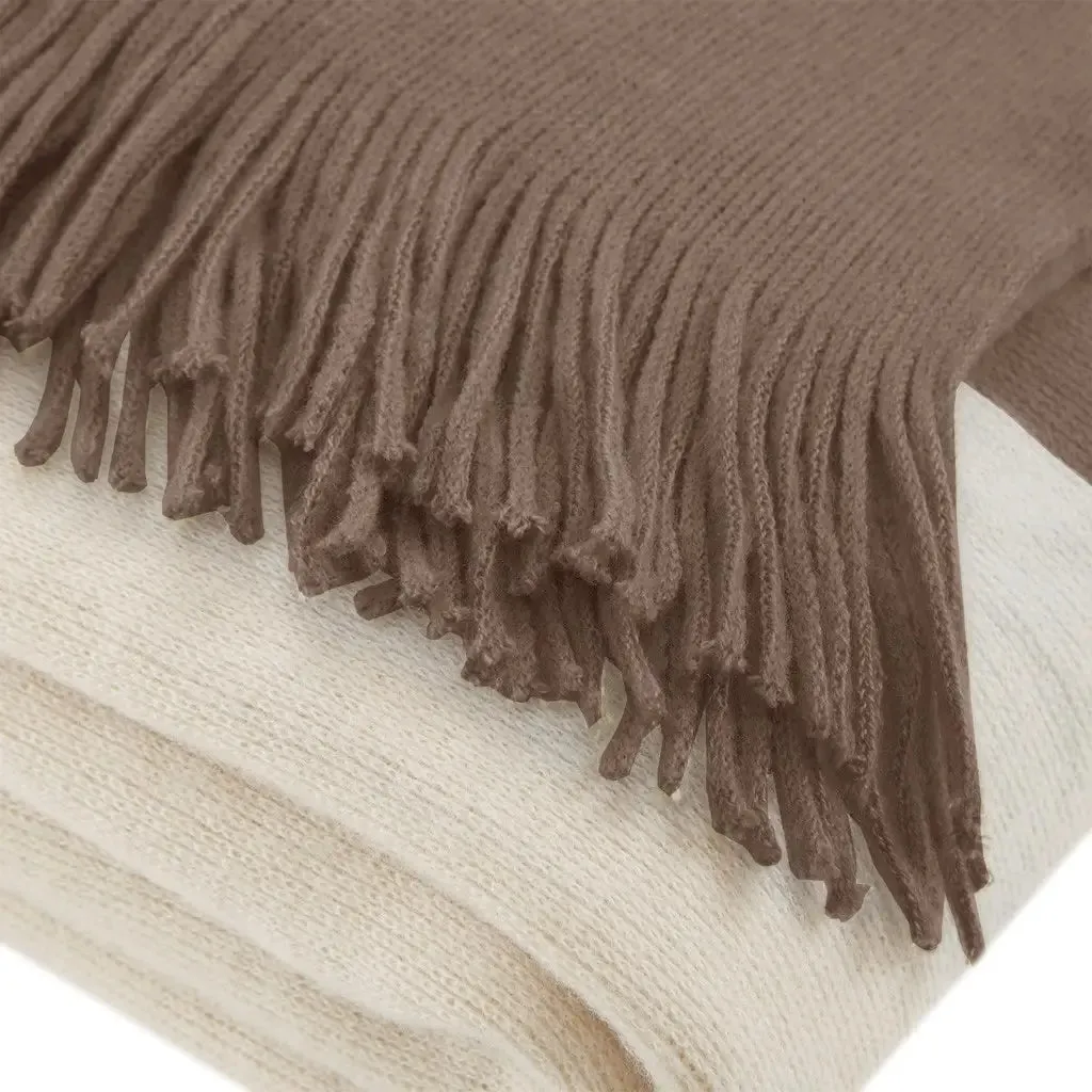 Bohemian Fringed Throw Blanket