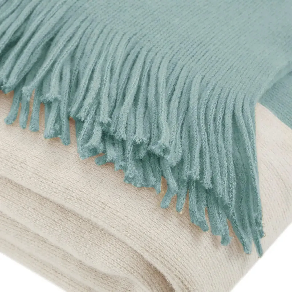 Bohemian Fringed Throw Blanket