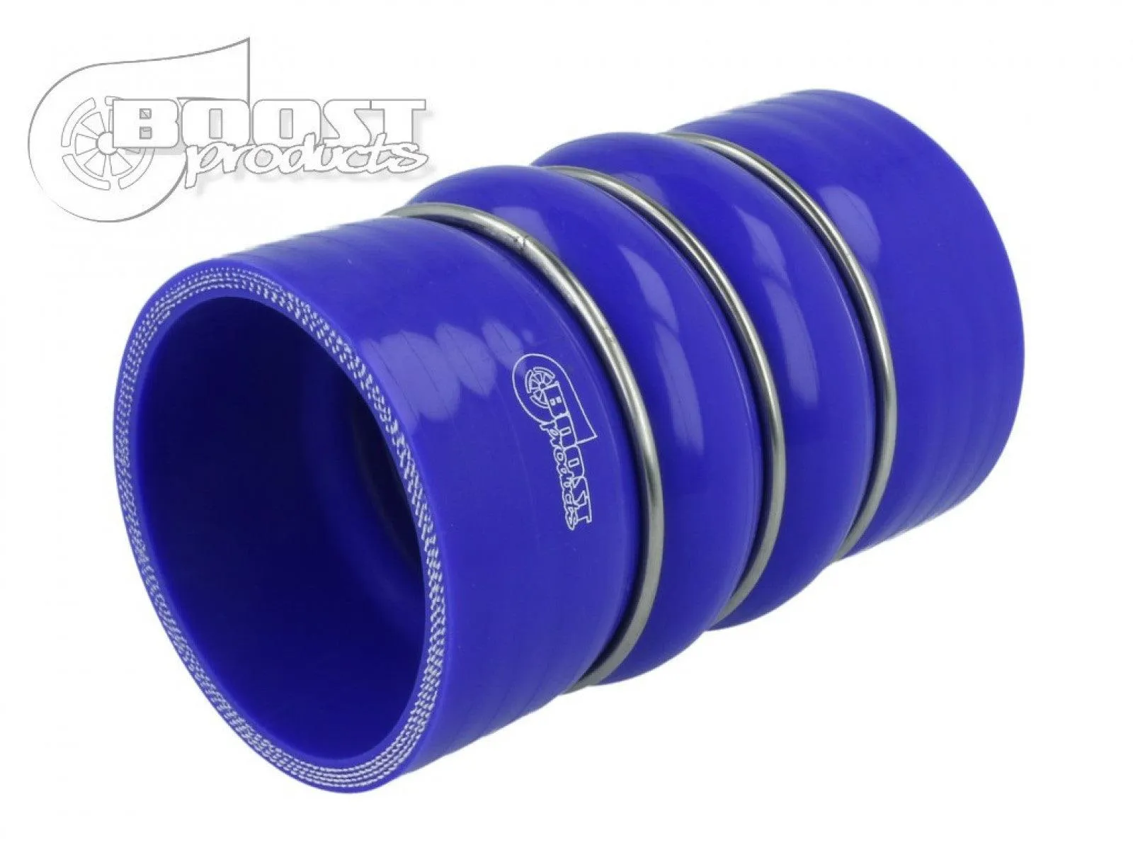 BOOST Products Silicone Coupler with Double Hump, 76mm (3") ID, Blue