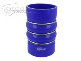 BOOST Products Silicone Coupler with Double Hump, 76mm (3") ID, Blue